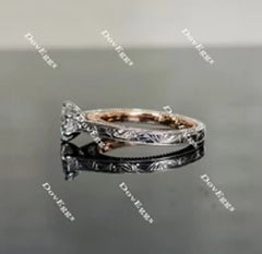 Doveggs vintage solitaire engagement ring semi-mount only(Exclusively to DovEggs stones)