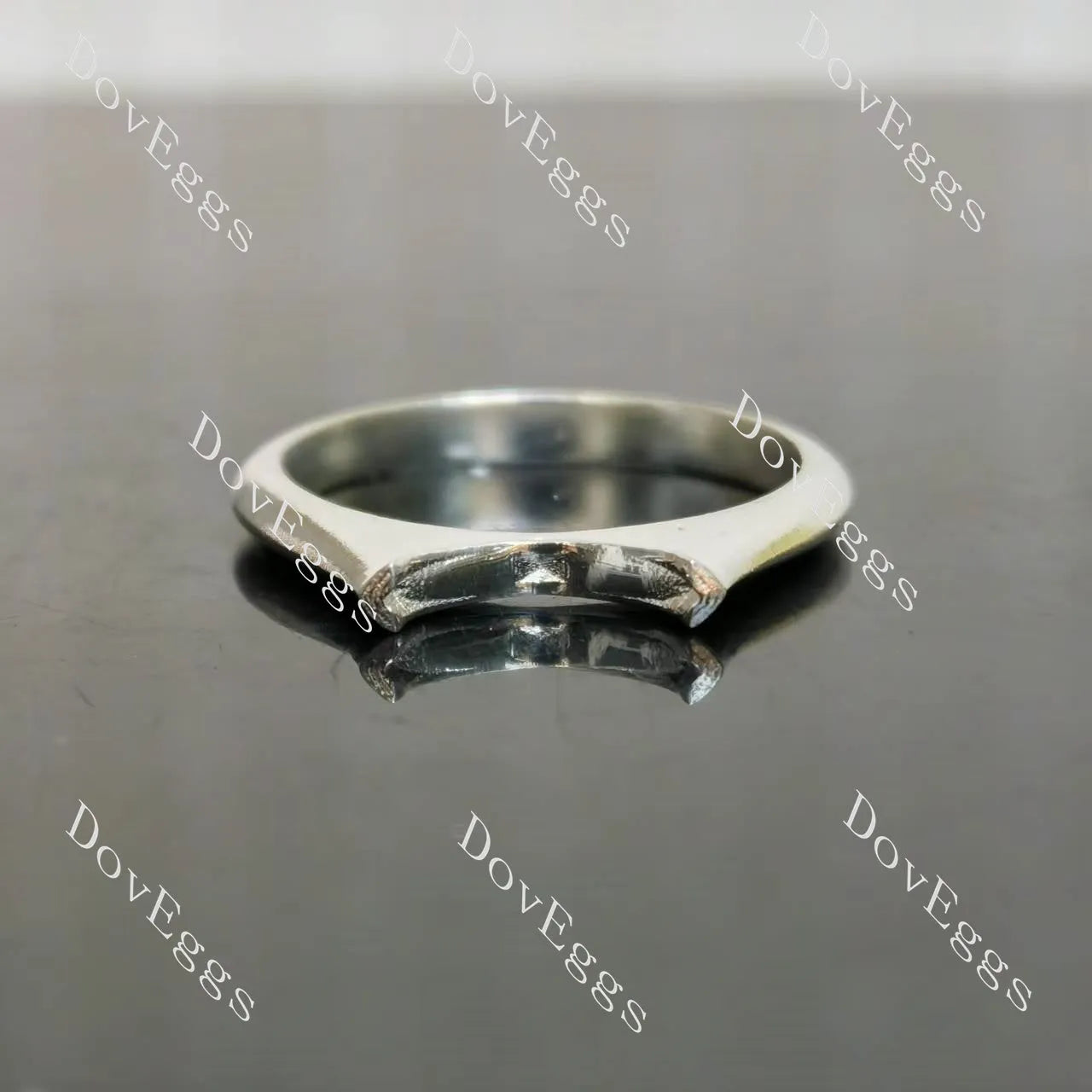 Doveggs solitaire engagement ring only semi-mount only(Exclusively to DovEggs Stones)