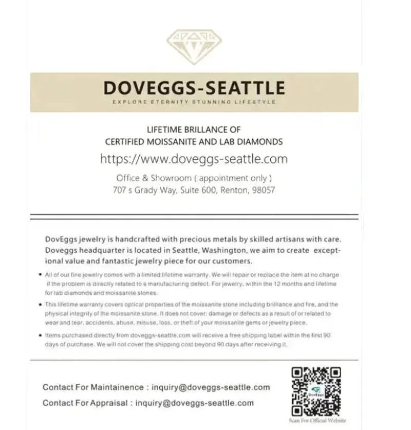 Dean's pear halo pave 3/4 eternity moissanite engagement ring | Doveggs