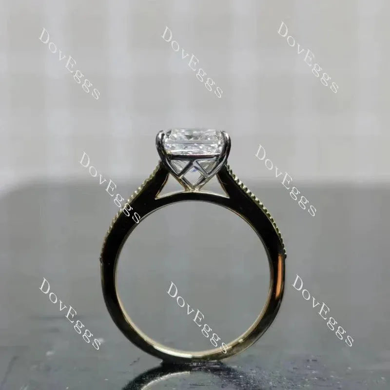 Doveggs half eternity engagement ring semi-mount only(Exclusively to DovEggs Stones)