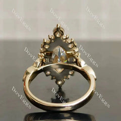 IAIAK halo engagement ring only semi-mount only(Exclusively to DovEggs Stones)