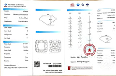 1.99ct Cushion Cut D color - VS1 Clarity | DovEggs Certified