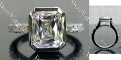 Pawleys Promise bezel engagement ring semi-mount only(Exclusively to DovEggs Stones)