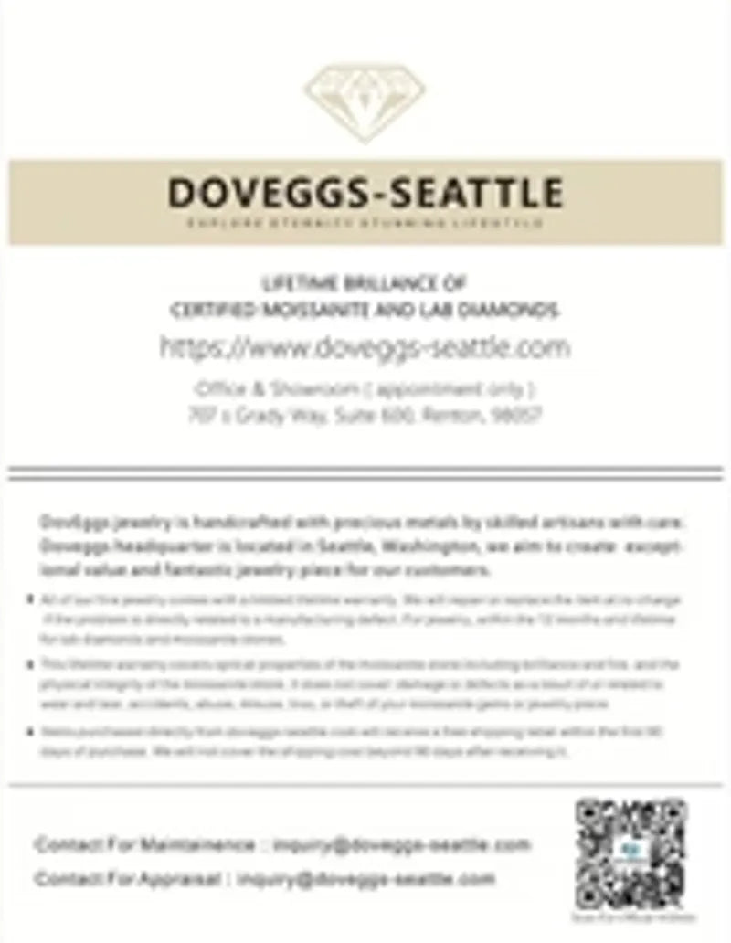 Doveggs vintage solitaire engagement ring semi-mount only(Exclusively to DovEggs stones)