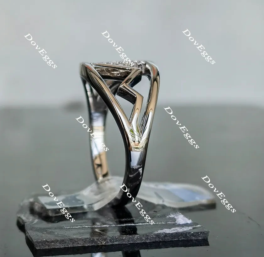 The Hero moissanite/lab grown diamond ring/wedding band-2.5mm band width
