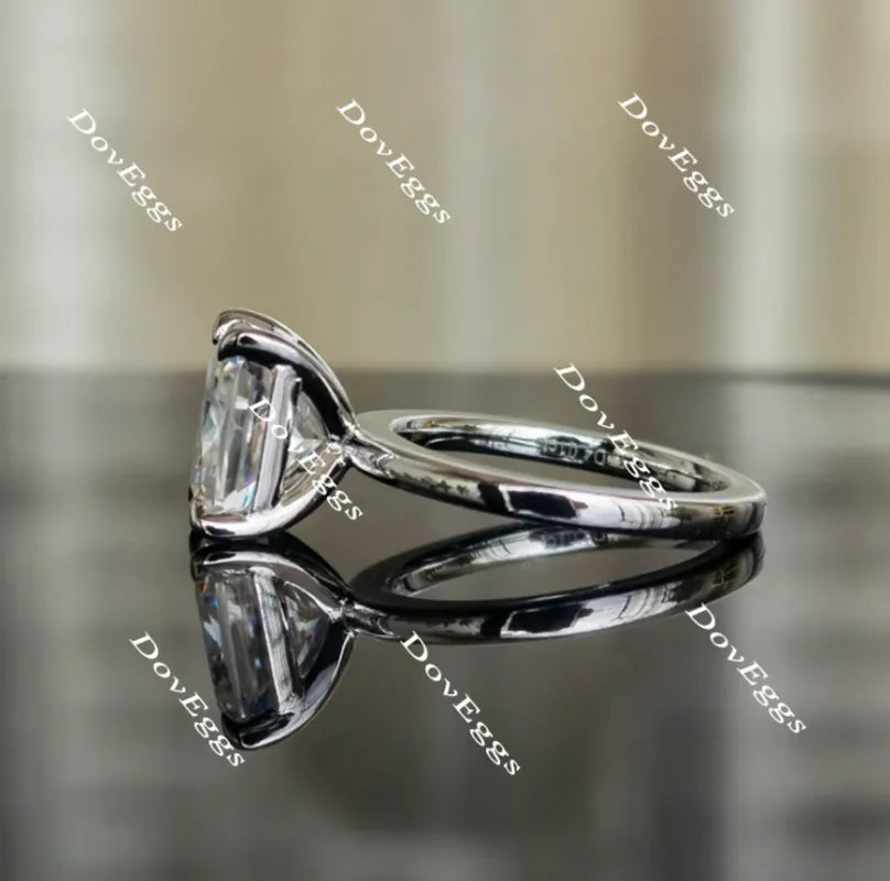 Doveggs solitaire moissanite engagement ring