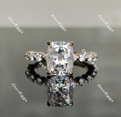 Doveggs cushion moissanite engagement ring for women