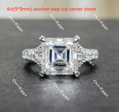 The Brooklyn split shank engagement ring only semi-mount only(Exclusively to DovEggs Stones)