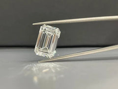 DovEggs 7.08ct emerald F VVS2-LAB GROWN DIAMOND-82554