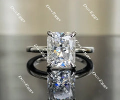 Doveggs solitaire moissanite engagement ring