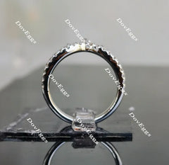 Doveggs curved crown moissanite /lab grown diamond wedding band(one piece of wedding band only)-1.7mm band width