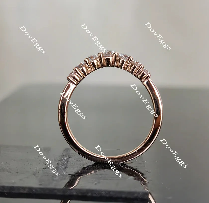 Doveggs halo moissanite engagement ring only