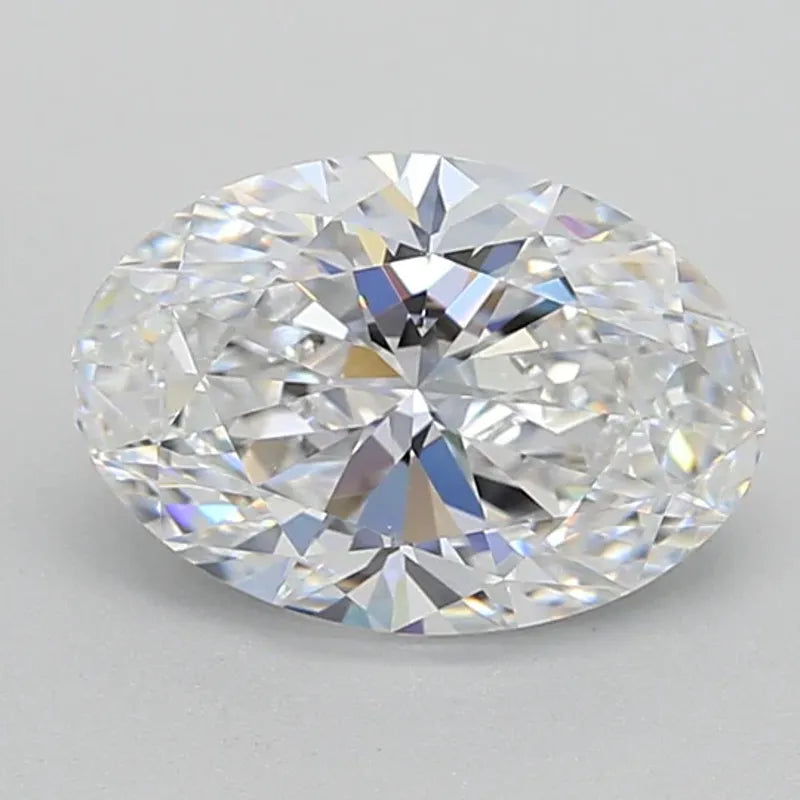 DovEggs 1.5ct Oval Cut Lab Diamond Guaranteed D-G Color VS Clarity and above, Excellent to ldeal Cut (Certified)