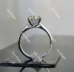 Doveggs solitaire moissanite engagement ring for women