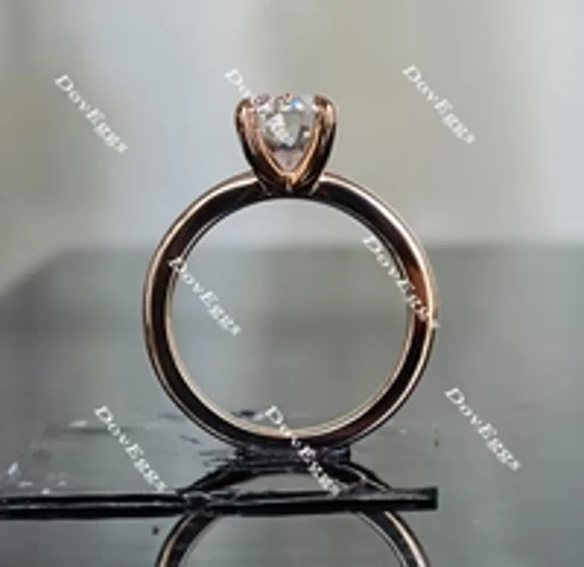 Doveggs solitaire engagement ring semi-mount only(Exclusively to DovEggs Stones)