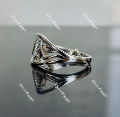 The Hero moissanite/lab grown diamond ring/wedding band-2.5mm band width