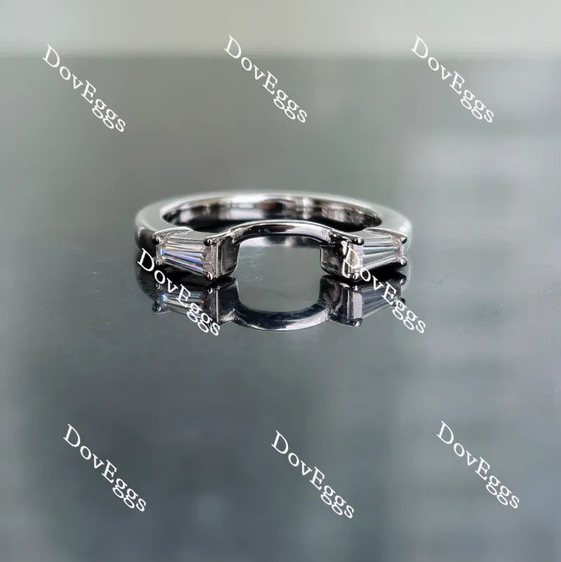 Doveggs baguette moissanite/lab grown diamond wedding band-2.2mm band width