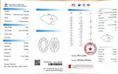 2.09ct Oval Brilliant Cut Lab Diamond – Fancy Vivid Yellow Color VS1 | Doveggs Certified