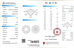 2.10ct Round Crown Arrow Cut™ Lab Diamond – D Color VVS1 | Doveggs Certified