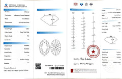 2.29ct Oval Brilliant Cut Lab Diamond – Fancy Vivid Pink Color VS1 | Doveggs Certified