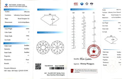 4.02ct Round European Cut Lab Diamond – F Color VVS1 | Doveggs Certified