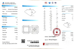4.11ct Radiant Brilliant Cut Lab Diamond – E Color VS1 | Doveggs Certified