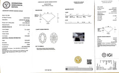 1.01ct Oval Lab Diamond - D Color VS1 | Doveggs Certified