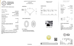 1.03ct Oval Lab Diamond - D Color VS1 | Doveggs Certified