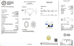 1.04ct Oval Lab Diamond - D Color VVS2 | Doveggs Certified