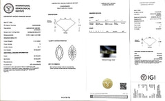 1.12ct Marquise Lab Diamond - E Color VS1 | Doveggs Certified