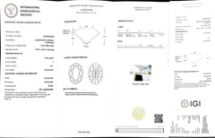 1.38ct Oval Cut Lab Diamond - F Color VS1 | Doveggs Certified