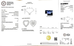 2.51ct Heart Lab Diamond - E Color VS1 | Doveggs Certified