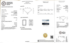 3.05ct Emerald Lab Diamond - G Color VS1 | Doveggs Certified