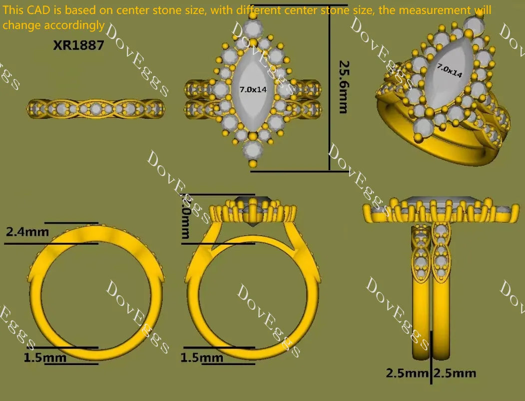 IAIAK-Round pave bezel moissanite/lab grown diamond wedding band-2.5mm band width| DovEggs