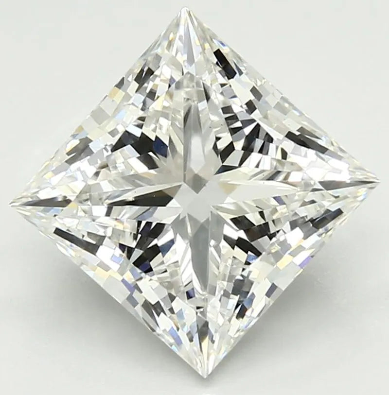 Doveggs 4ct Princess F color above VS Clarity Excellent cut lab diamond stone(IGI certified)