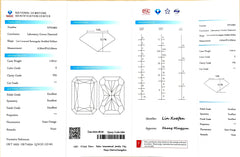 1.031ct Radiant Cut Lab Diamond - E Color VS2 | Doveggs Certified