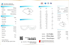 1.044ct Half-Moon Lab Diamond - E Color VS1 | Doveggs Certified
