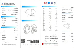 1.539ct Oval Fancy Vivid Blue Lab Diamond - VVS1 Clarity | Doveggs Certified