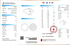 1.54ct Round Rose Cut Lab Diamond - G Color VS1 | Doveggs Certified