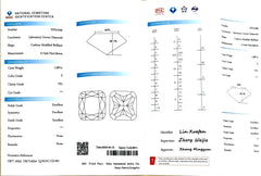 1.587ct Cushion Cut Lab Diamond - E Color VS1 | Doveggs Certified