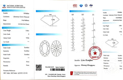 2.05ct Oval Cut Lab Diamond - E Color VVS2 Clarity | Doveggs Certified