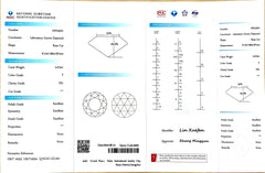 2.075ct Round Rose Cut Lab Diamond - F Color VS1 | Doveggs Certified