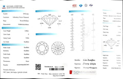 2.094ct Round Cut Lab Diamond - E Color VVS2 | Doveggs Certified