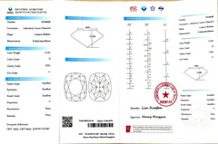 2.12ct Cushion Lab Diamond - D Color VVS1 | Doveggs Certified