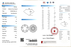 2.13ct Modified Sakura cut Lab Diamond - D Color VS1 | Doveggs Certified
