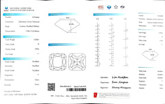 2.333ct Cushion Cut Lab Diamond - D Color VVS1 | Doveggs Certified