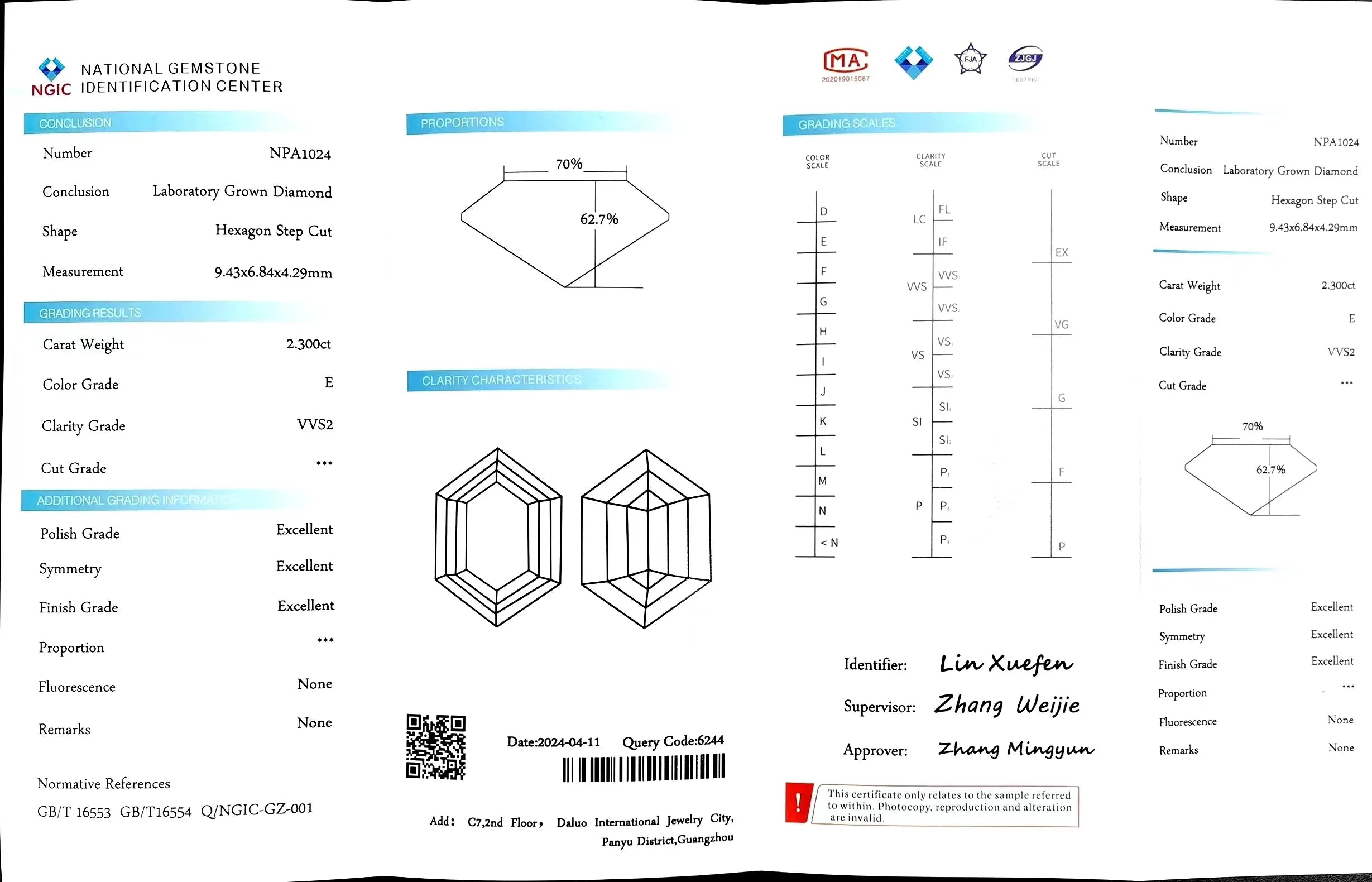 2.3ct Dovie Doutch Marquise Cut Lab Diamond - E Color VVS2 | Doveggs Certified