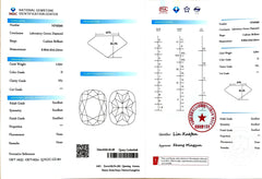 2.50ct Cushion Cut D color - VS1 Clarity | Doveggs Certified