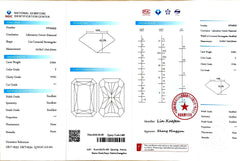 3.03ct Radiant Cut Lab Diamond - F Color VVS1 Clarity | Doveggs Certified