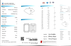 4.018ct Emerald Cut Lab Diamond - E Color VS1 | Doveggs Certified